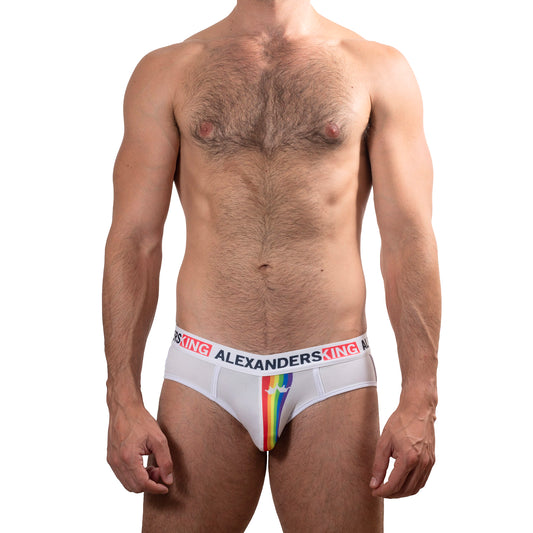 TP0307 Brief Trusa KINGSPRIDE Top Arcoiris SkinIt AlexandersKing