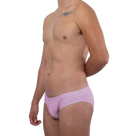 AC0010 Coloradas Pink Brief Swimsuit 