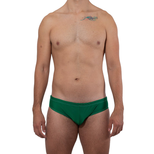 AC0018 Green Brief Swimsuit 