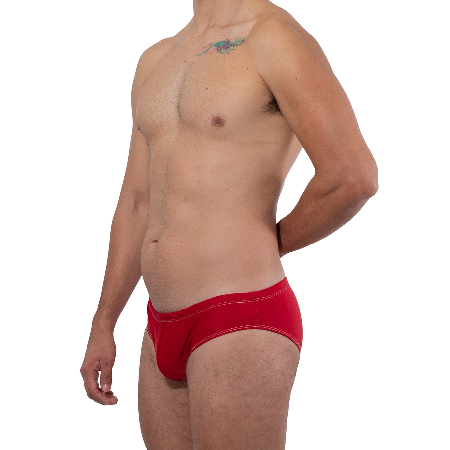 AC0021 Red Brief Swimsuit 