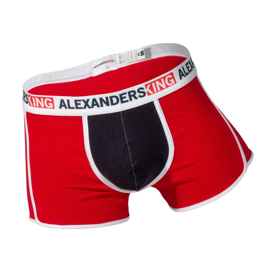 BP0002 Red with Navy Blue Comfort Boxer