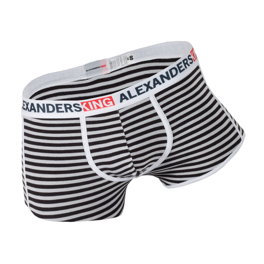 BP0019 Boxer Horizontes Dia y noche Comfort rayas blanco y negro