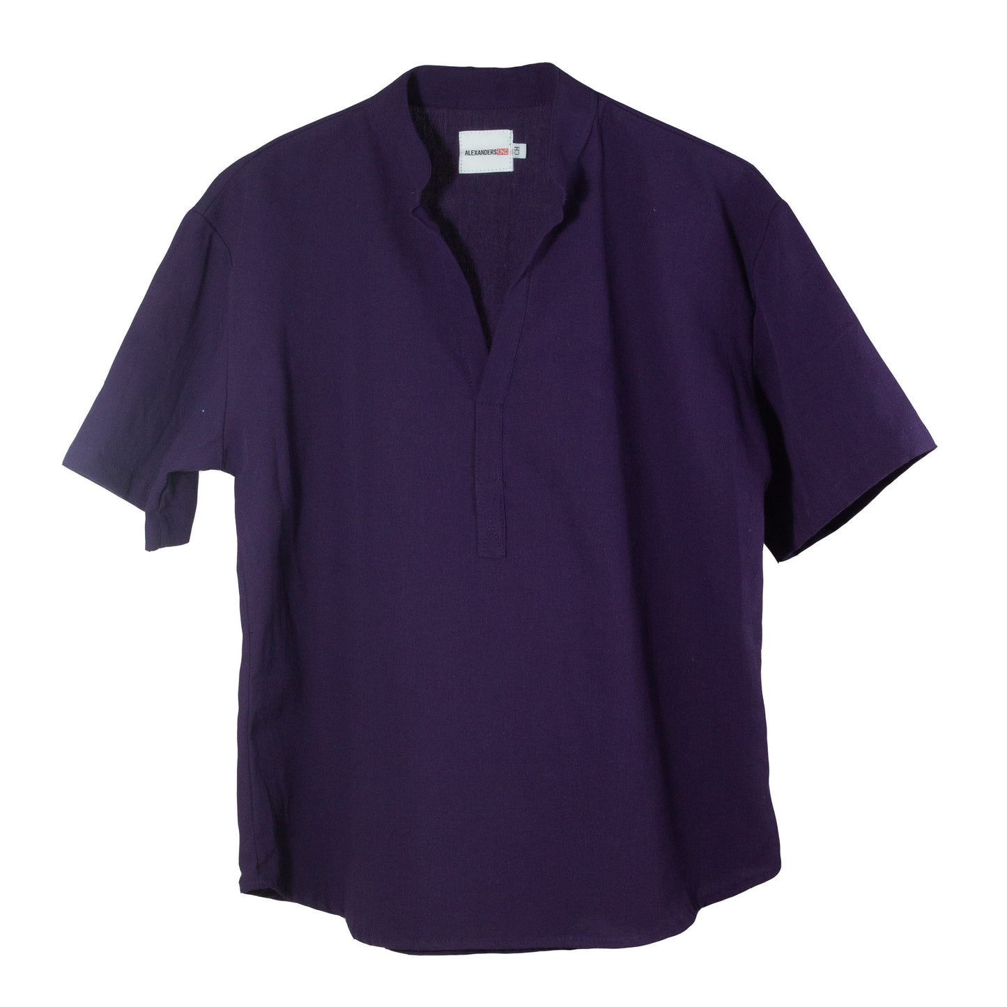 CC0005 Chaya purple blanket short sleeve shirt