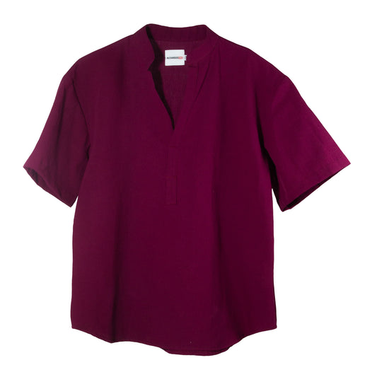 CC0007 Chaya Manta Magenta Short Sleeve Shirt