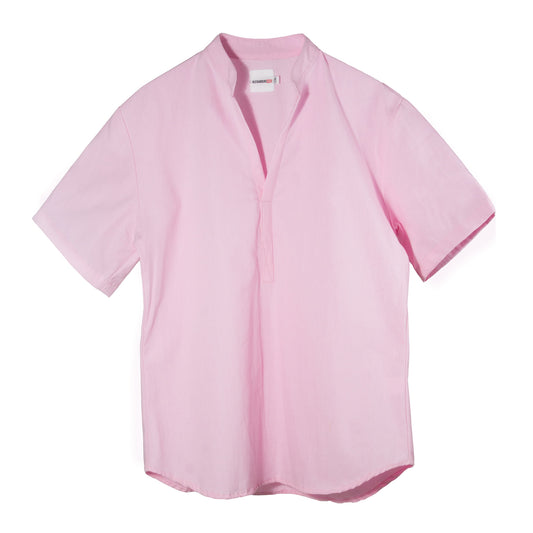 CC0003 Chaya shirt pink blanket short sleeve