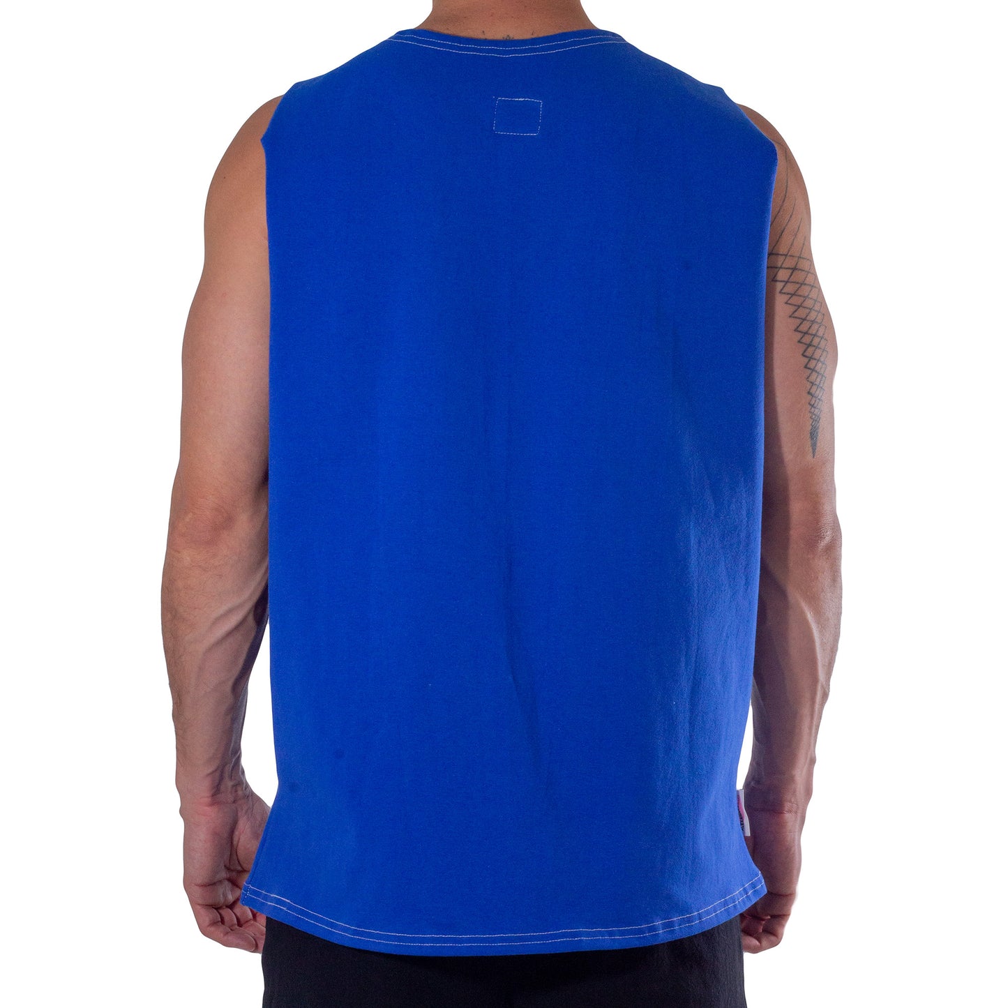 LS0001 LongSleeve playera deportiva suelta Azul Rey Comfort
