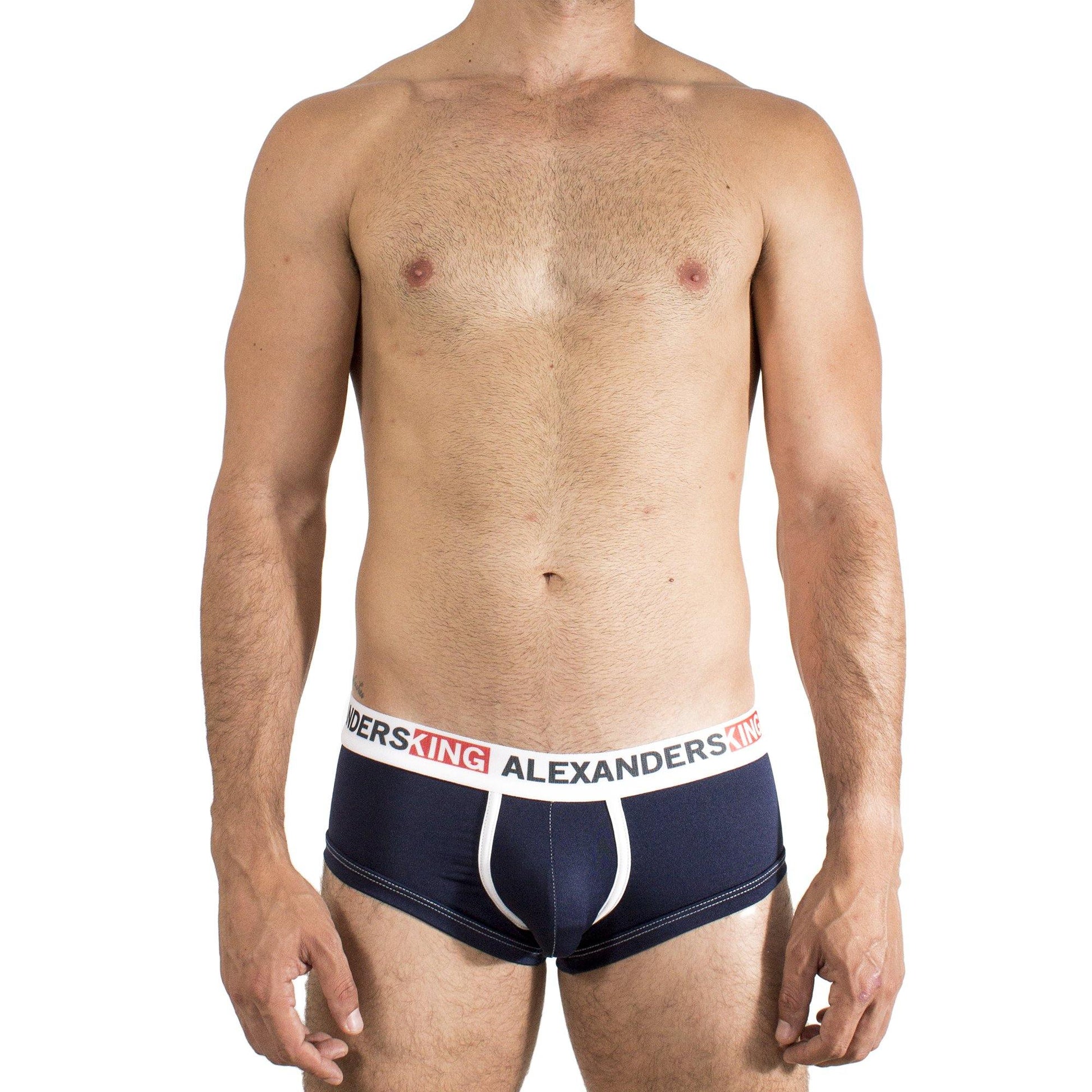 BT0017 - Bóxer Trunk Azul Marino Skinit - AlexandersKing Underwear