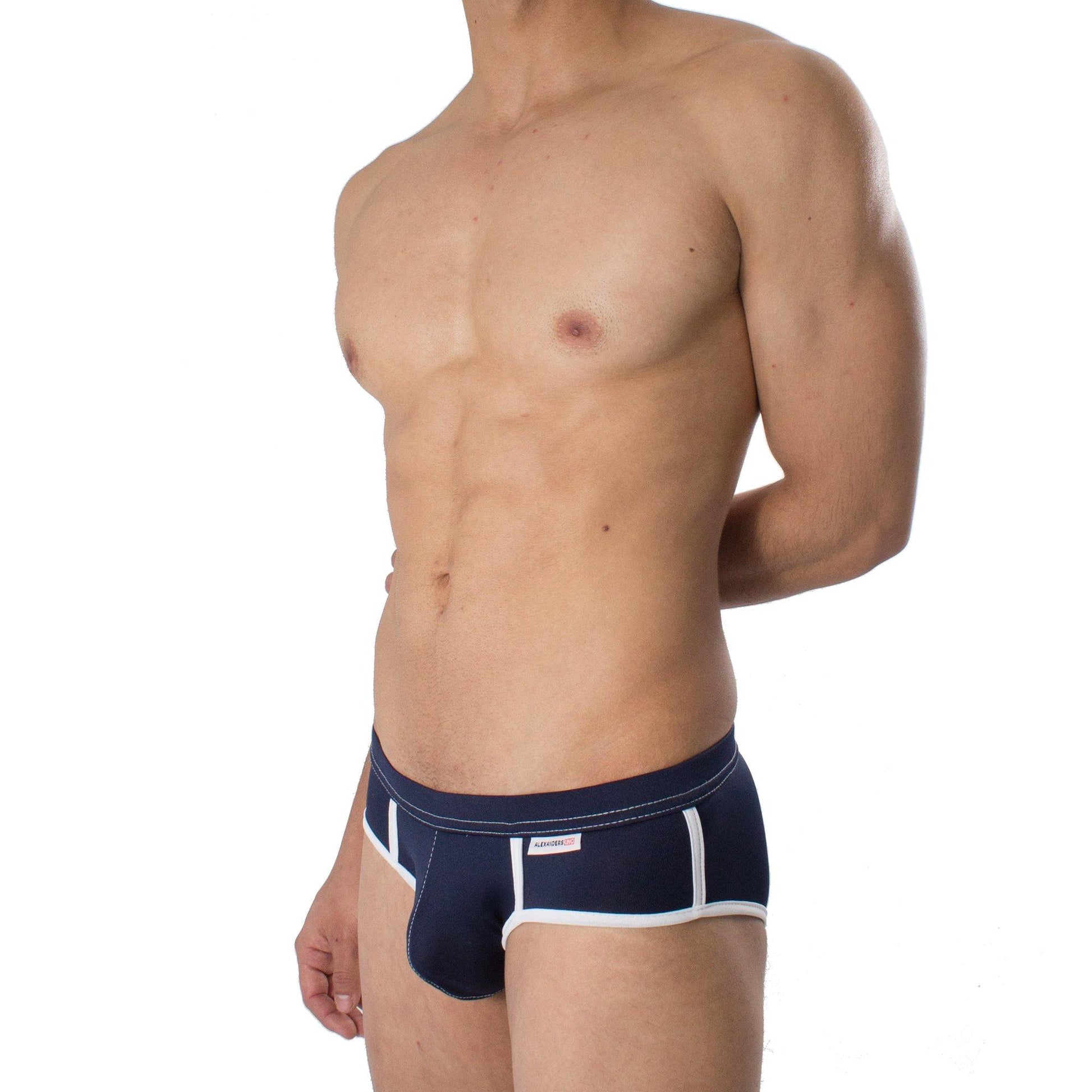 PB0003 - Brief Chroma Azul Marino Skinit - AlexandersKing Underwear