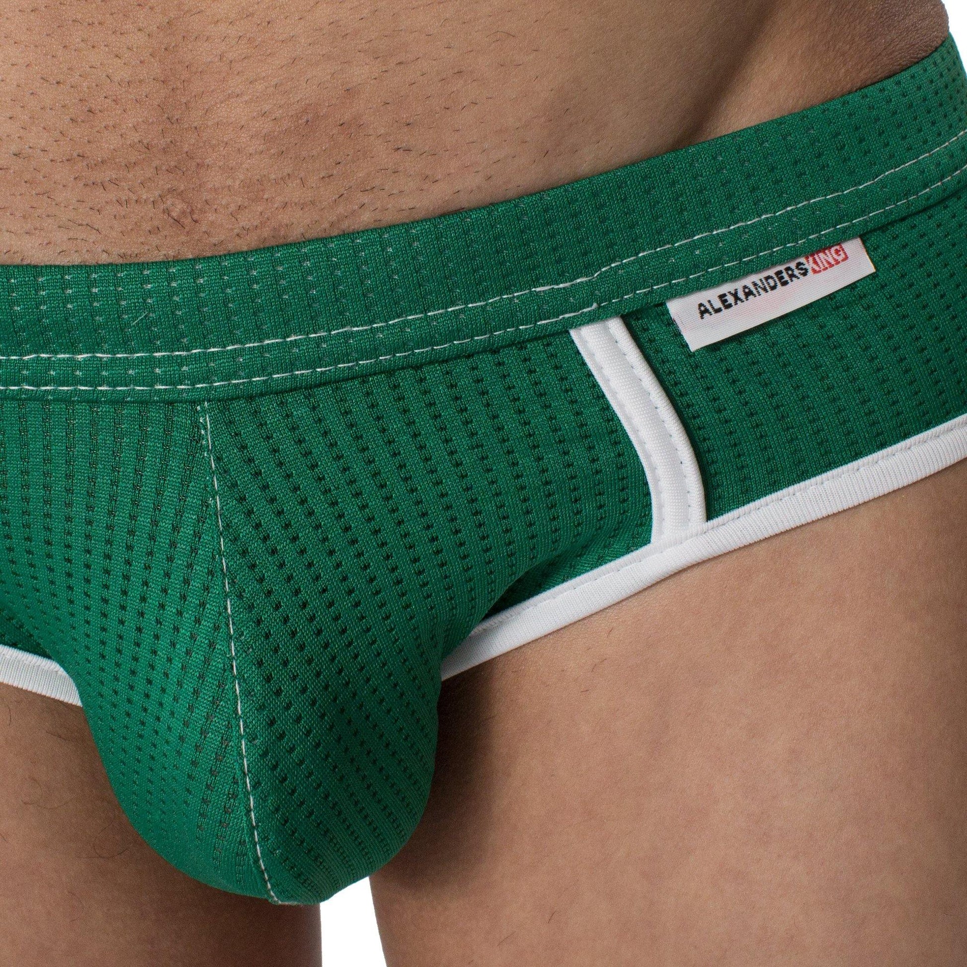PB0006- Brief Chroma Verde Unwet - AlexandersKing Underwear