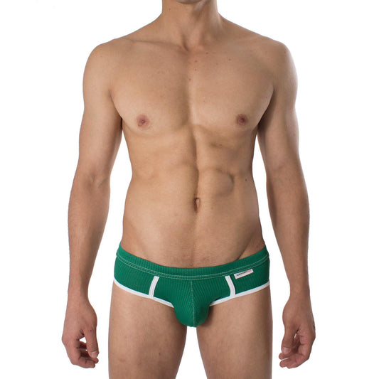 PB0006- Brief Chroma Verde Unwet - AlexandersKing Underwear
