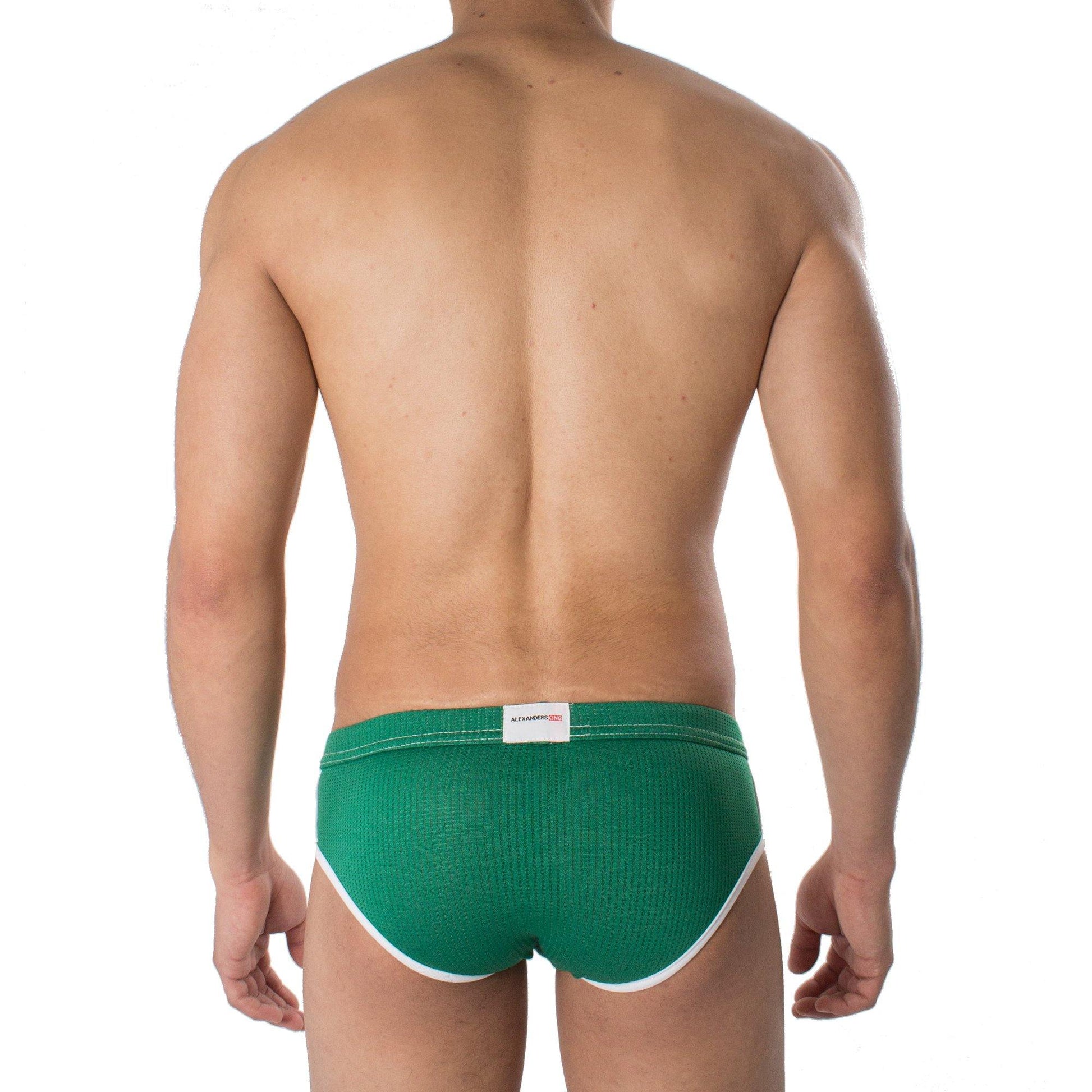 PB0006- Brief Chroma Verde Unwet - AlexandersKing Underwear