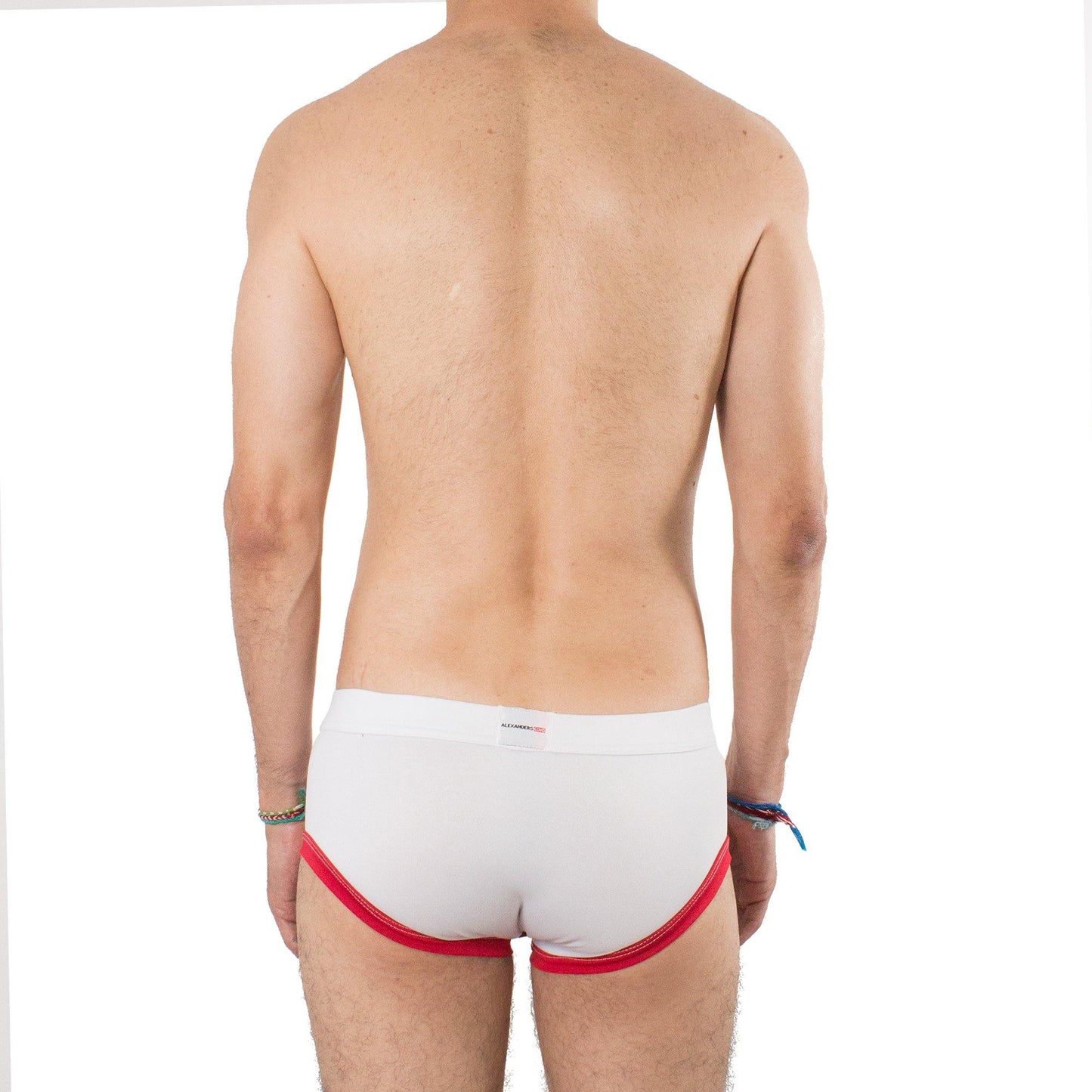 PT0001- Boxer Trunk Chroma Blanco/Rojo Skinit - AlexandersKing Underwear