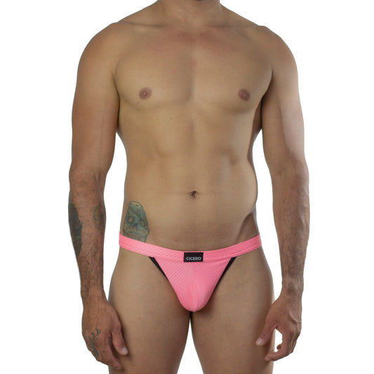 SB0010 Neon Pink Bikini Brief