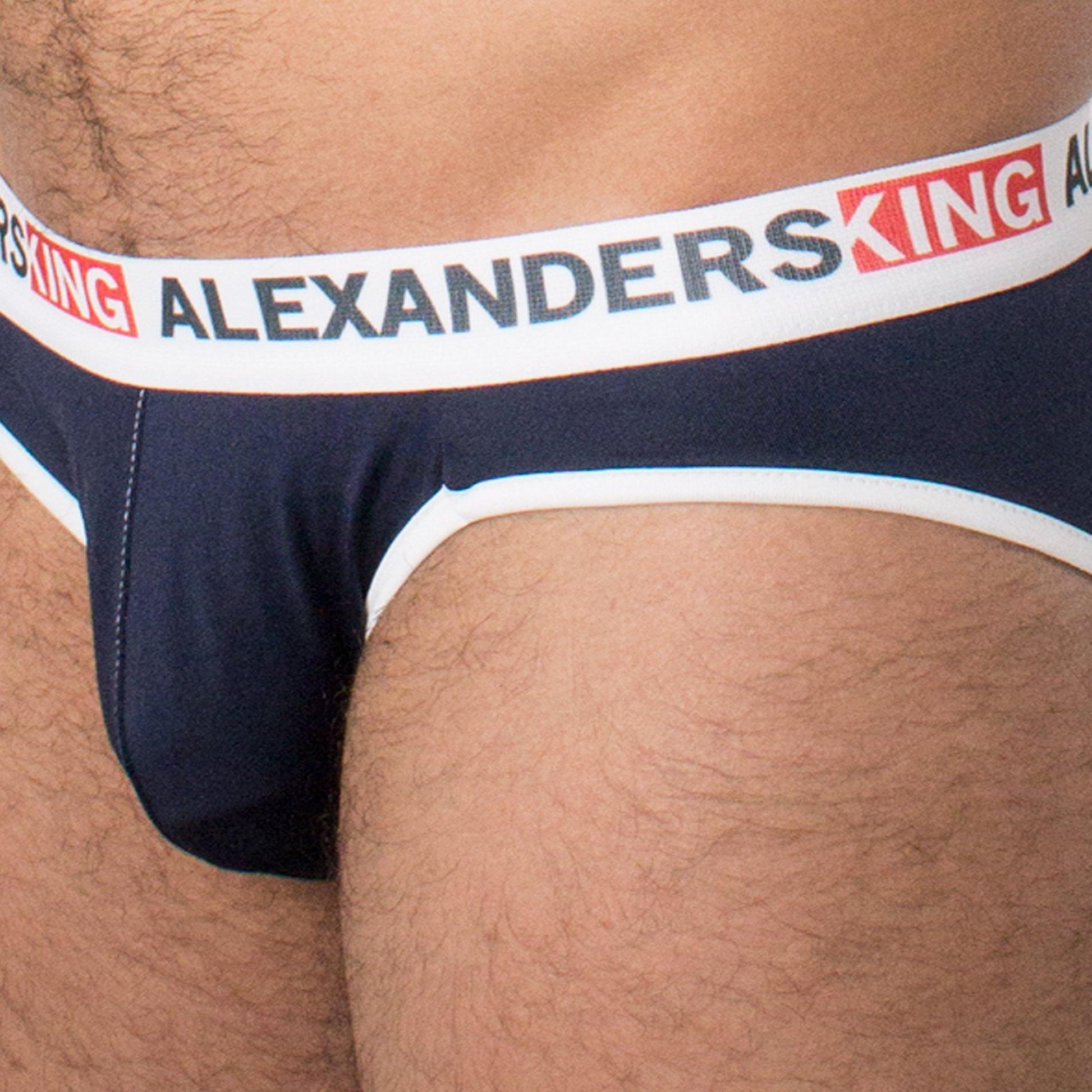 SP0022 - Suspensorio Moderno Azul Marino SkinIt - AlexandersKing Underwear