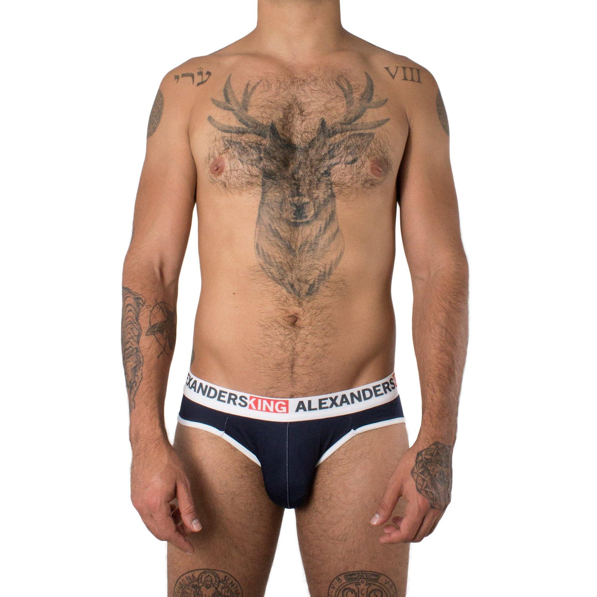 SP0022 - Suspensorio Moderno Azul Marino SkinIt - AlexandersKing Underwear