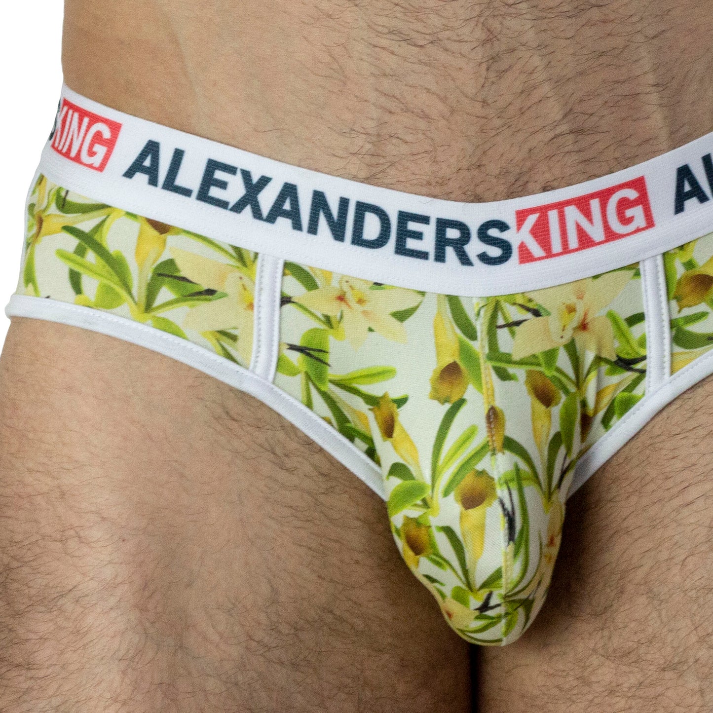 TP0282 Brief Trusa Dulce Vainilla Flores Amarillo SkinIt AlexandersKing